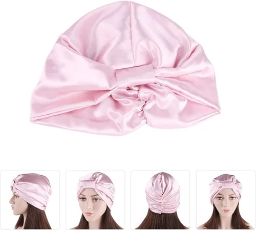 Vista 8 de EXCEART - Gorro de satén para dormir con efecto sedoso para la noche