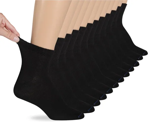 Vista 8 de Dr. Scholl's Calcetines circuladores y diabetes para mujer – Paquetes de 4, 6 y 12 pares – Control de la humedad no vinculante