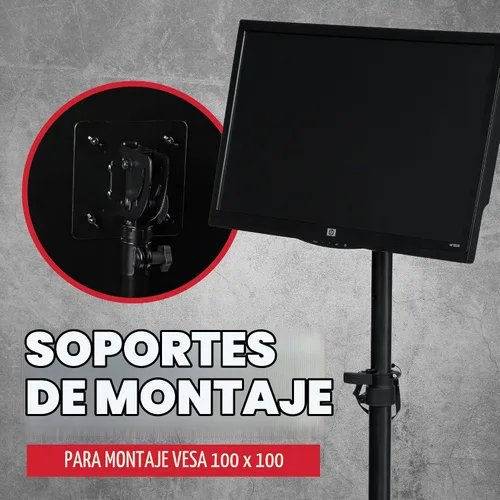 Vista 3 de Gator Frameworks Bandeja de medios ajustable resistente