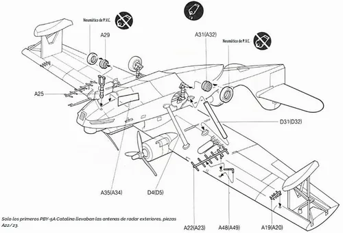 Vista 10 de Academy Consolidated PBY-5A Catalina "Black Cat