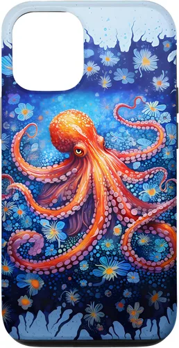Vista 28 de Funda con diseño de criatura marina de pulpo Kraken para iPhone 17