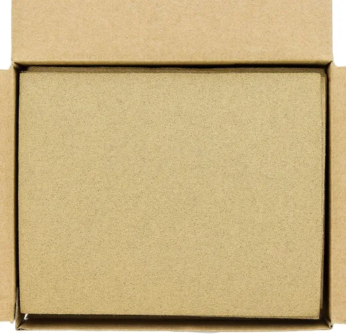 Vista 2 de Dura-Gold - Arenilla dorada 320 de alta calidad - Hojas de papel de lija de velcro 5.5 x 4.5 pulg - Para lijadoras de madera y automóviles - 25