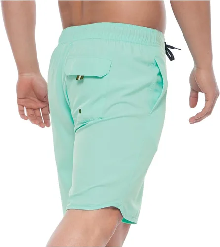 Vista 4 de Rokka&Rolla Traje de baño para hombre, de secado rápido, elástico, con forro de malla