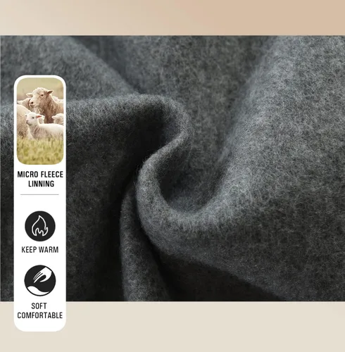 Vista 5 de Niceif Sudadera con capucha de forro polar de peso medio para hombre, casual, bloque de color, con bolsillos