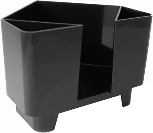 Vista 4 de Tiger Chef Juego de tapete de bar y carrito, juego de barra de goma y plástico color negro, incluye alfombrilla de barra de 18 x 12 pulgadas, borde