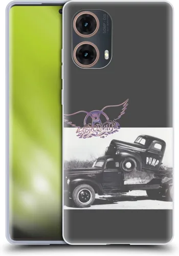Vista 39 de Head Case Designs Officially Licensed Aerosmith 1987 Permanent Vacation Black and White Gel Case [Military Grade Protection] Compatible with Moto E7