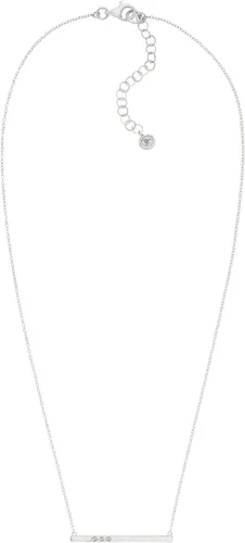 Vista 3 de Silpada Collar con colgante de línea punteada con cristales en plata de ley, 18 pulgadas + 2 pulgadas