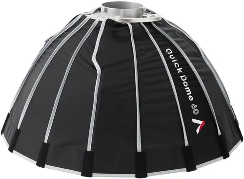 Vista 3 de Aputure Light Dome Quick Dome 60 Softbox, 23.6 in (2 pies) Circular Bowens Mount con diseño de liberación rápida, incluye difusión, rejilla