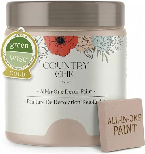 Vista 71 de Country Chic - Pintura a la tiza todo en uno para muebles y armarios, ecológica, acabado mate, con primer y sellador, para madera y metal, Alchemist