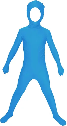Vista 33 de Aniler Disfraz de Halloween de elastano para niños de 6 a 16 años, body de animal para cosplay, overol para niñas Negro