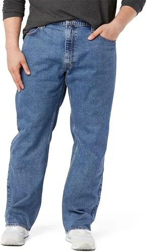 Vista 15 de Levi Strauss Signature Gold Pantalones de mezclilla Flex de ajuste relajado para hombre