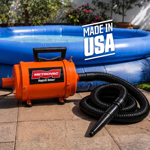 Vista 2 de METROVAC Magic Air Deluxe 4.0-HP/1.17-HP Inflator/Deflator, High-Powered Electric Pump