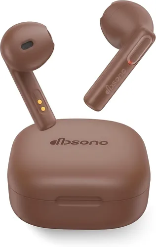 Vista 11 de Auriculares Bluetooth inalámbricos verdaderos: auriculares Bluetooth ultraligeros para comodidad durante todo el día, auriculares TWS impermeables