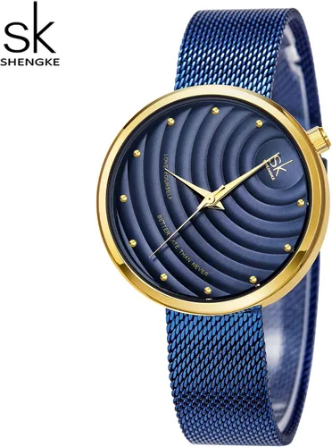 Vista 5 de SHENGKE Fashion Watch Simple Decent Casual Fashion Quartz Watch (Less is More) Watch