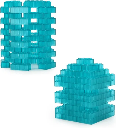 Vista 23 de 100 piezas 2 x 4 Ladrillos Piezas Negras Partes Clásico Juego Creativo Bloques de Construcción Juego de Partes Accesorios de Juguete Compatibles