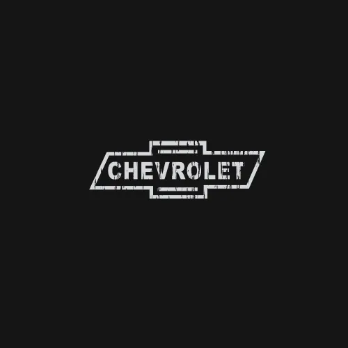 Vista 2 de Tee Luv Camiseta con logotipo de Chevrolet Faded - Chevy USA Graphic, Negro