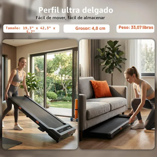 Vista 8 de Cybergoing T10 Walking Pad Treadmill Powered By Bosch®, Under Desk