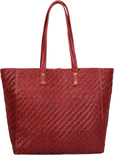 Vista 6 de ANTONIO VALERIA Regalo para el día de la madre Alexis cuero totebolso de hombro con asa superior para las mujeres