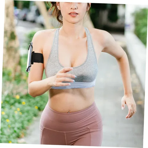 Vista 7 de DOITOOL Banda giratoria de silicona para teléfono con alta elasticidad para correr, ciclismo, deportes al aire libre, cómodo soporte de muñeca