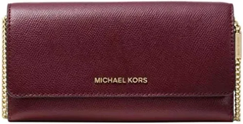Vista 4 de MICHAEL Michael Kors Cartera de cadena convertible de cuero de dos tonos