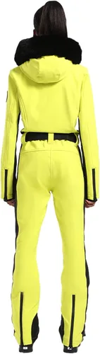 Vista 46 de GSOU SNOW Traje de esquí para mujer, traje de nieve de una pieza, para snowboard, delgado, aislante, impermeable, resistente al viento
