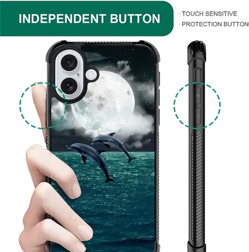 Vista 476 de Funda compatible con iPhone 15, diseño de elefantes africanos, diseño increíble a prueba de golpes, antiarañazos, carcasa trasera de policarbonato