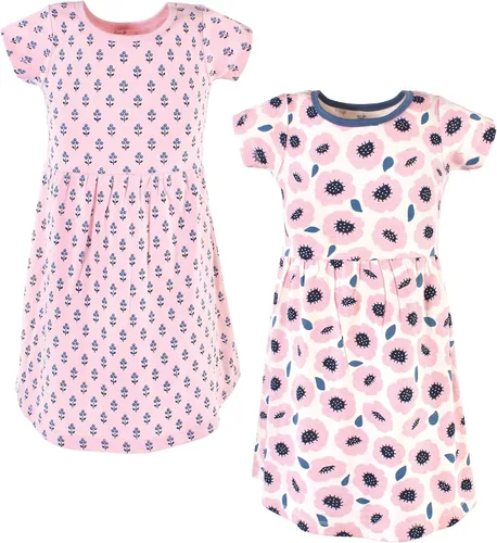 Vista 33 de Touched by Nature - Vestidos de manga corta y manga larga de algodón orgánico para niñas pequeñas, bebés y mujeres Manga larga con flores abstractas
