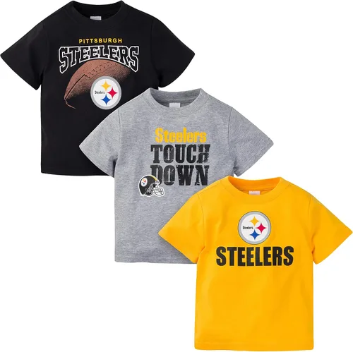 Vista 17 de Gerber NFL - Paquete de 3 camisetas de manga corta para bebé