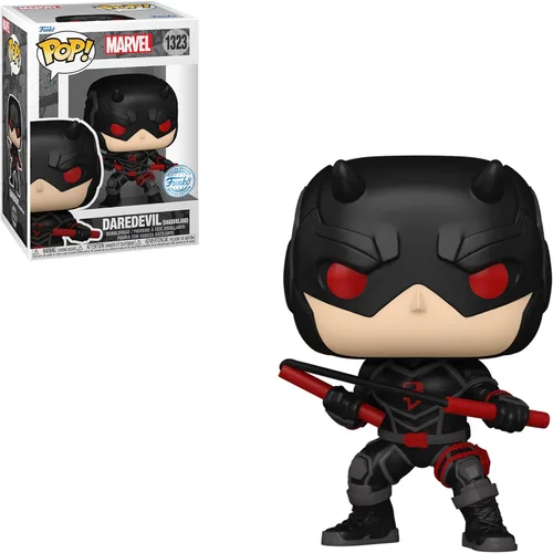 Vista 4 de Funko Pop! Marvel - Figura de Daredevil (Shadowland) Bobblehead (exclusivo de Entertainment Earth)