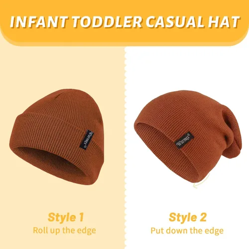 Vista 2 de Century Star Gorro de invierno para bebé, gorro de invierno para niños y niñas