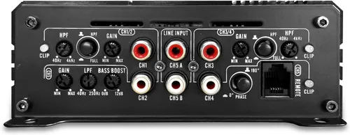 Vista 4 de CT Sounds CT-800.5D Amplificador de coche de 1000 vatios de rango completo clase D de 5 canales
