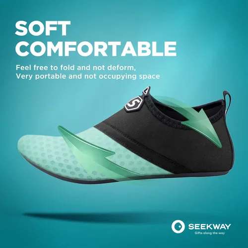 Vista 3 de SEEKWAY SK001 - Zapatos acuáticos de secado rápido para playa, piscina, natación, río, yoga, lago, surf, mujeres y hombres