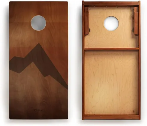 Vista 2 de Elakai Retro Woody Series - Tableros de cornhole de alta calidad regulación 2x4