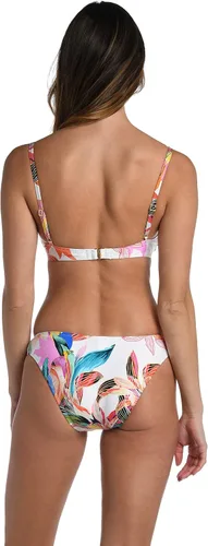 Vista 2 de La Blanca Traje de baño de bikini cruzado sobre el hombro estándar para mujer