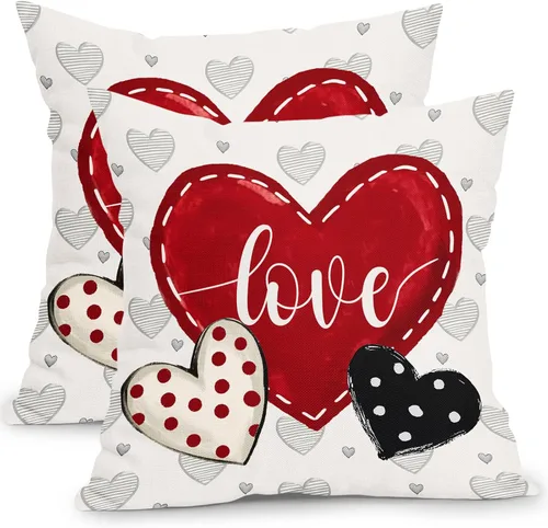 Vista 18 de Juego de 2 fundas de almohada de hojas de plantas tropicales de 20 x 20 pulgadas, juego de 2 fundas de almohada cuadradas de lino de algodón y hojas