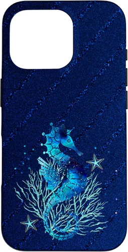 Vista 20 de Turquoise Seahorse Ocean Background Case for iPhone 17
