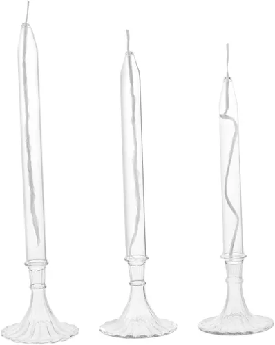 Vista 4 de ORFOFE 12pcs lámpara de cristal de queroseno elegante botella de aceite luces para decoración interior para bodas, día de San Valentín y regalo