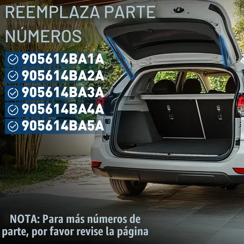 Vista 6 de Soporte de elevación de compuerta trasera eléctrica compatible con amortiguador de choque para Rogue S SL SV Sport Utility 2014-2019 Reemplaza