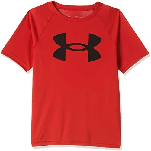 Vista 4 de Under Armour - Camiseta de manga corta con logo para niños