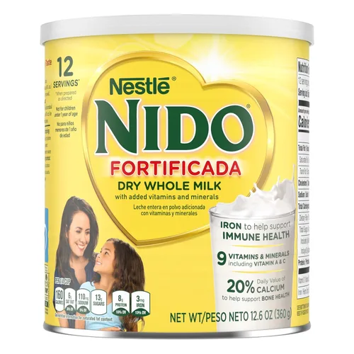 Vista 10 de Nido Fortificada Leche Entera Seca en Polvo 750 g