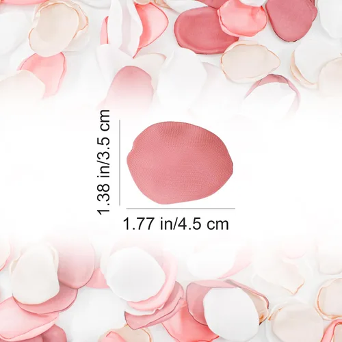 Vista 2 de 200 pétalos de rosa de seda para bodas, decoración de bodas, decoración de bodas, pétalos artificiales para propuestas, decoraciones románticas