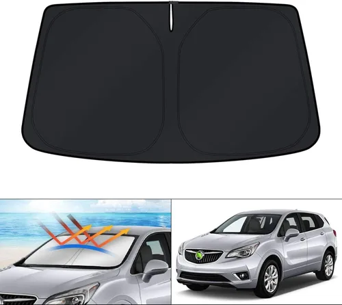 Vista 216 de KUST Parasol para parabrisas para BMW X1 F48 2016, 2017, 2018, 2019, 2020, 2021, 2022, accesorios de ajuste personalizado, parasol plegable