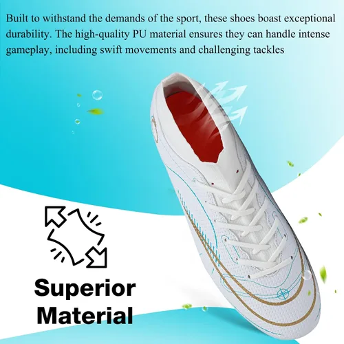 Vista 2 de Zapatos de fútbol para hombre y mujer, zapatos de fútbol para niño grande AGTF