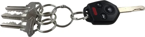 Vista 5 de Clipco Anillos de libro pequeños de metal niquelado de 1 pulgada (paquete de 100)