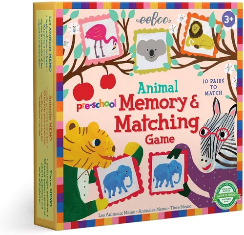 Vista 9 de eeBoo: Juego de memoria y coincidencia - Little Farm - 10 pares, desarrolla habilidades de reconocimiento, concentración, memoria y vocabulario, a