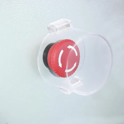 Vista 14 de 4 protectores de plástico transparente para interruptor de botón, a prueba de polvo, pomo de parada de emergencia para botón de encendido de 0.866