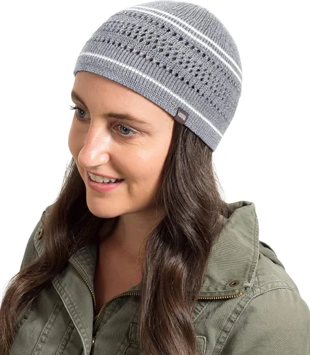 Vista 2 de Gorras de calavera para hombres y mujeres en diseños sólidos y a rayas Forro de algodón para casco deportivo Kufi