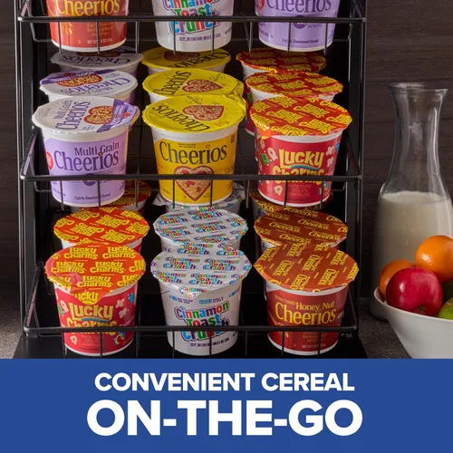 Vista 7 de General Mills Paquete variado para adultos, tazas de cereales de una sola porción, 60