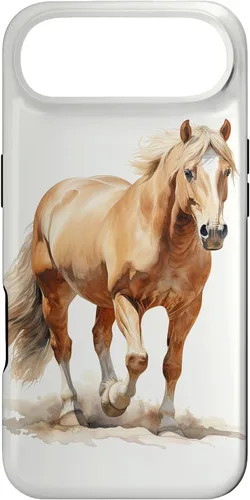Vista 27 de Funda para iPhone 16 con diseño de caballo Palomino