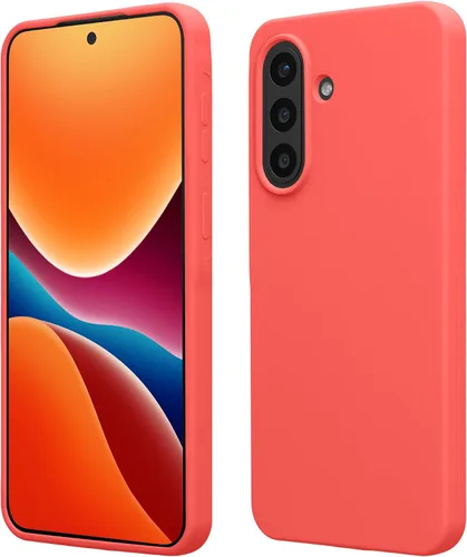 Vista 177 de kwmobile Funda Compatible con Samsung Galaxy A14 5G - Funda de teléfono de TPU y silicona con acabado suave - Verde Lima